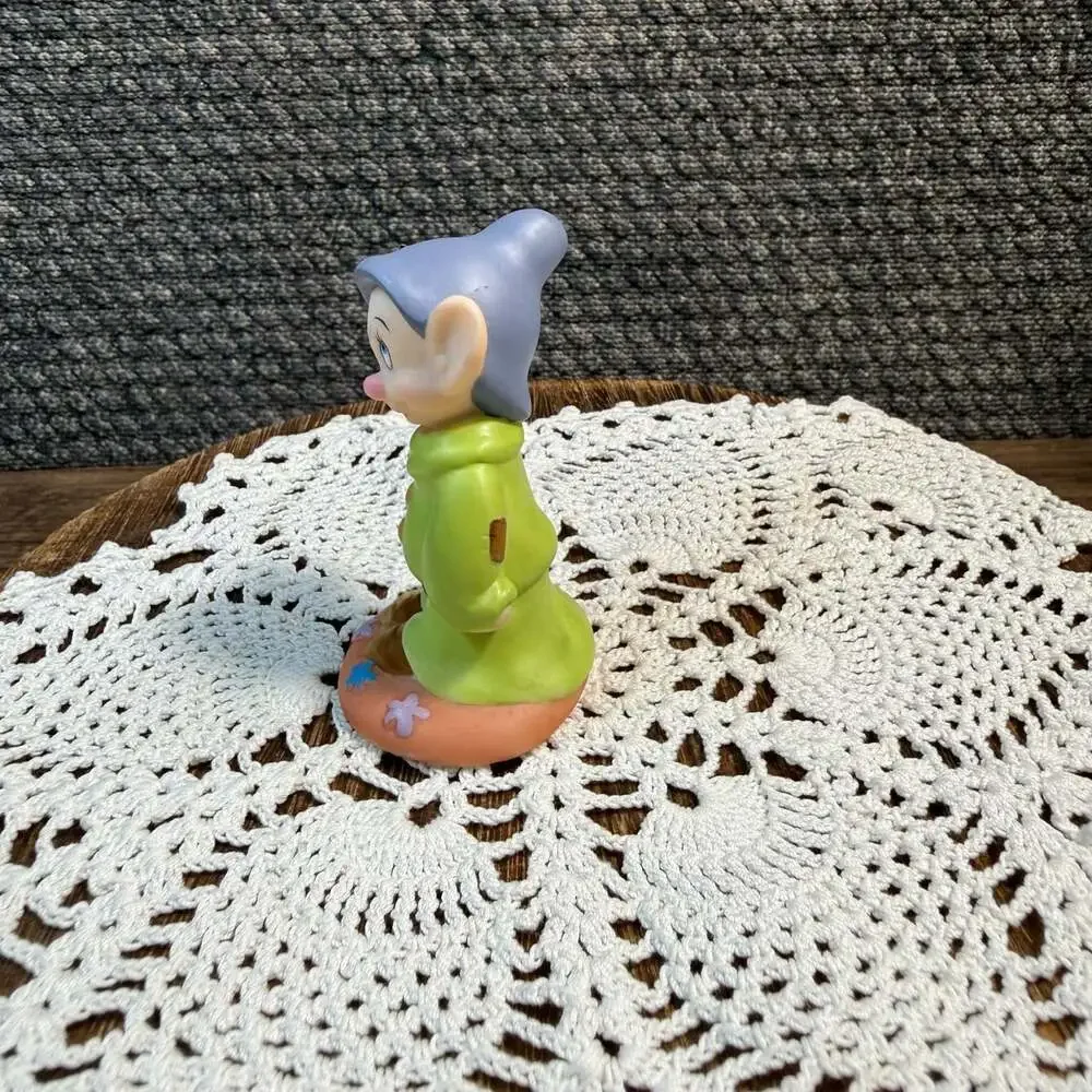 Disney Grolier Dopey Snow White & 7 Dwarfs Porcelain Ceramic Figurine 2.5